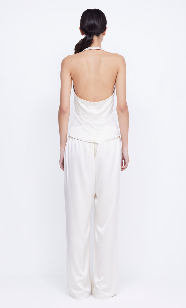 Kaia Silk Tie Top in Ivory by Bec + Bridge