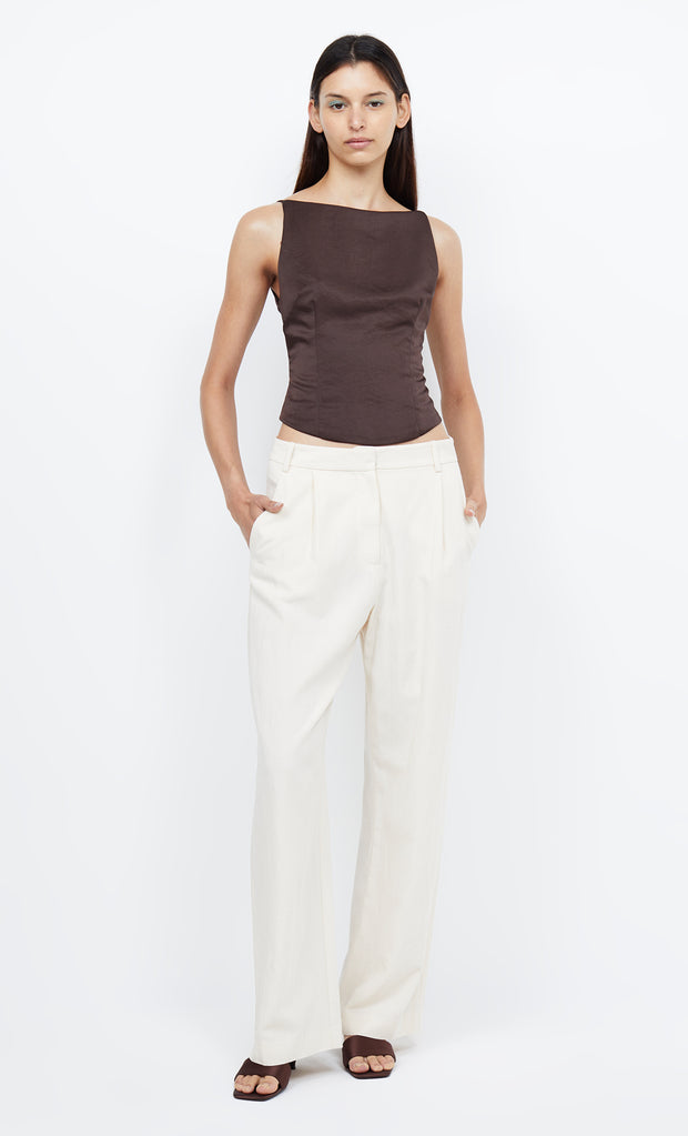 JONES BOATNECK TOP - COCOA