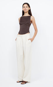 JONES BOATNECK TOP - COCOA