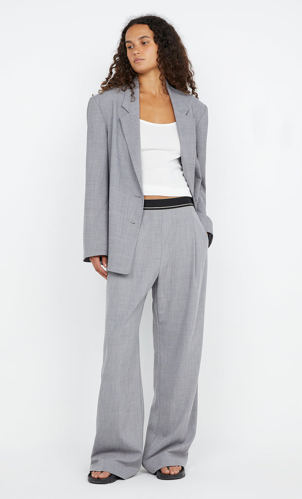 JORDIN BLAZER - CHARCOAL WEAVE