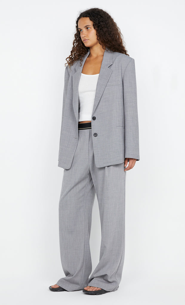 JORDIN BLAZER - CHARCOAL WEAVE