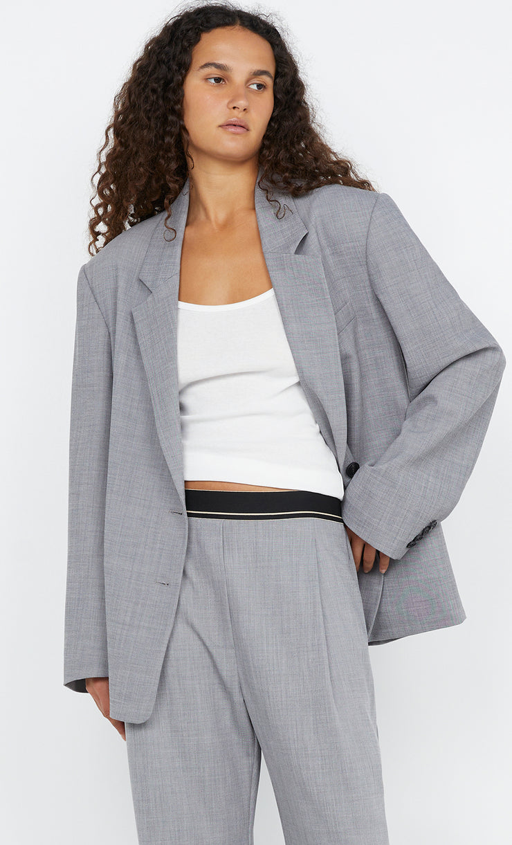 JORDIN BLAZER - CHARCOAL WEAVE