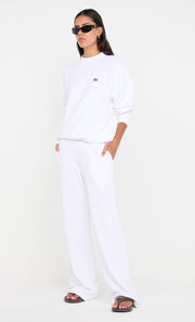 JORJA CREW JUMPER - WHITE