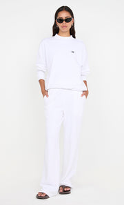 JORJA CREW JUMPER - WHITE