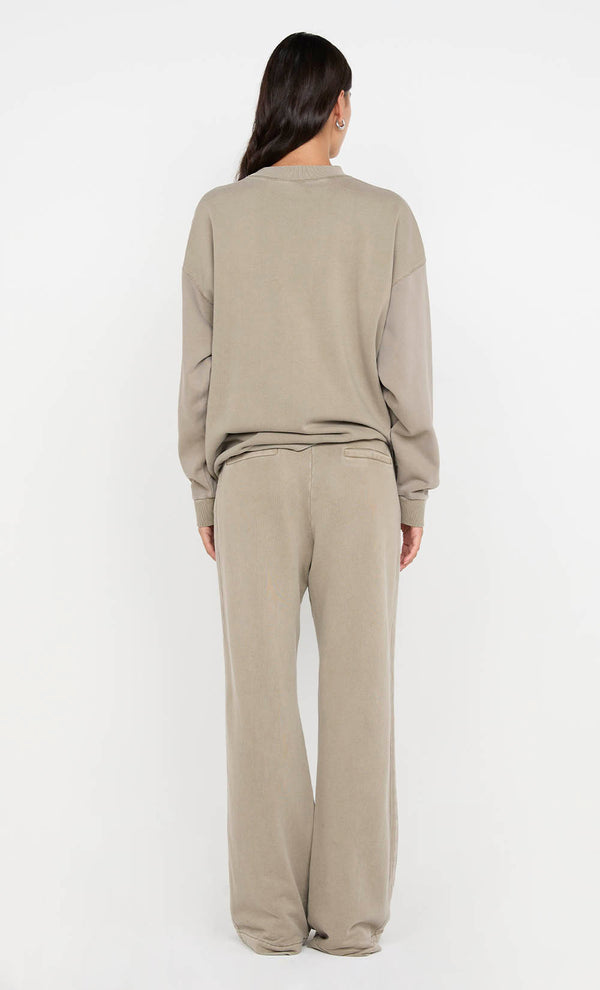 JORJA CREW JUMPER - TAUPE