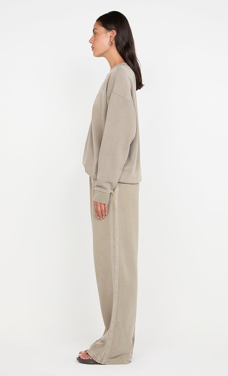 JORJA CREW JUMPER - TAUPE