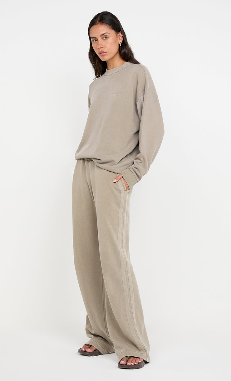 JORJA CREW JUMPER - TAUPE