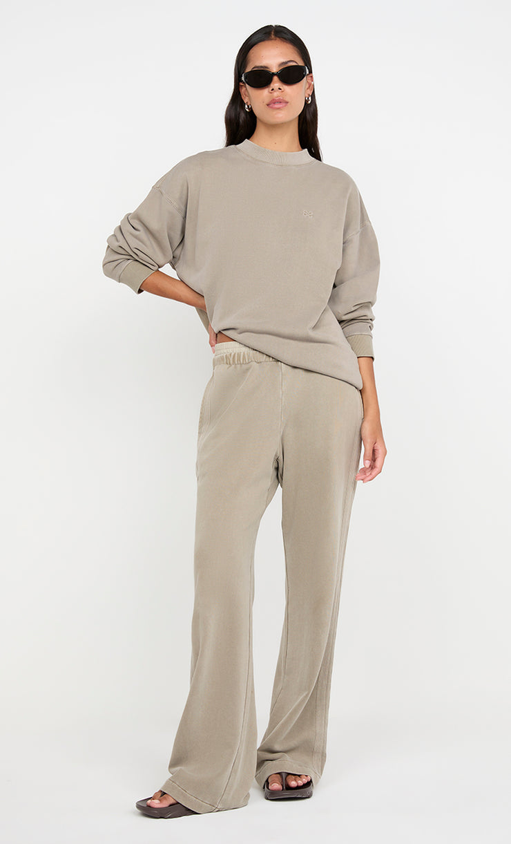 JORJA CREW JUMPER - TAUPE