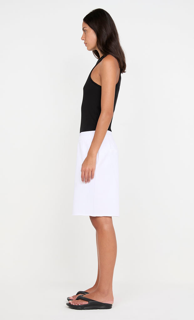 Jorja Wide Leg Short in White by Bec + Bridge