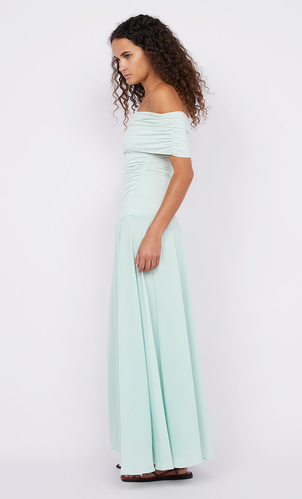 Jules Drape Dress in Mint by Bec + Bridge