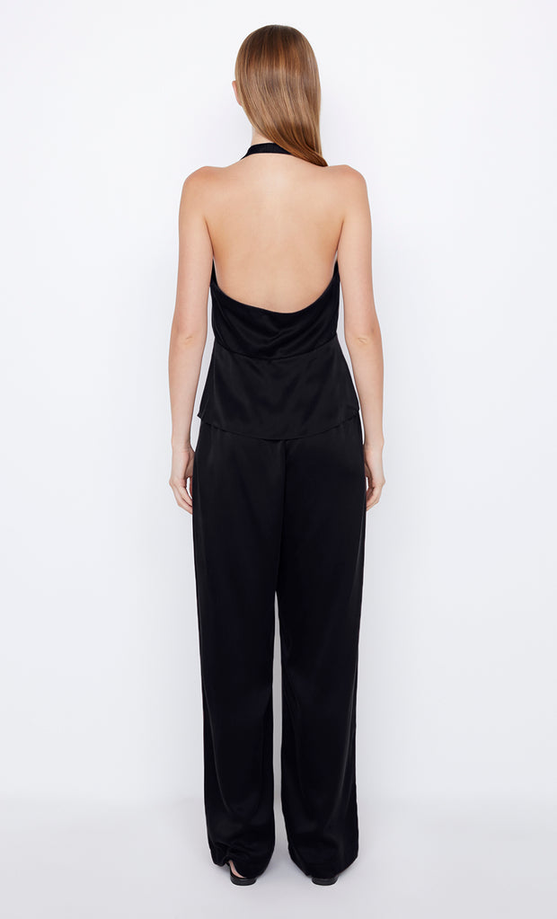 Kaia Silk Pant in Black by Bec + Bridge