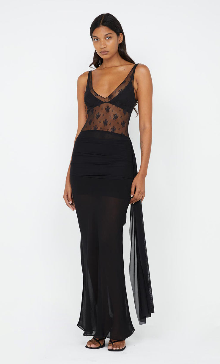 KALENA V DRESS - BLACK