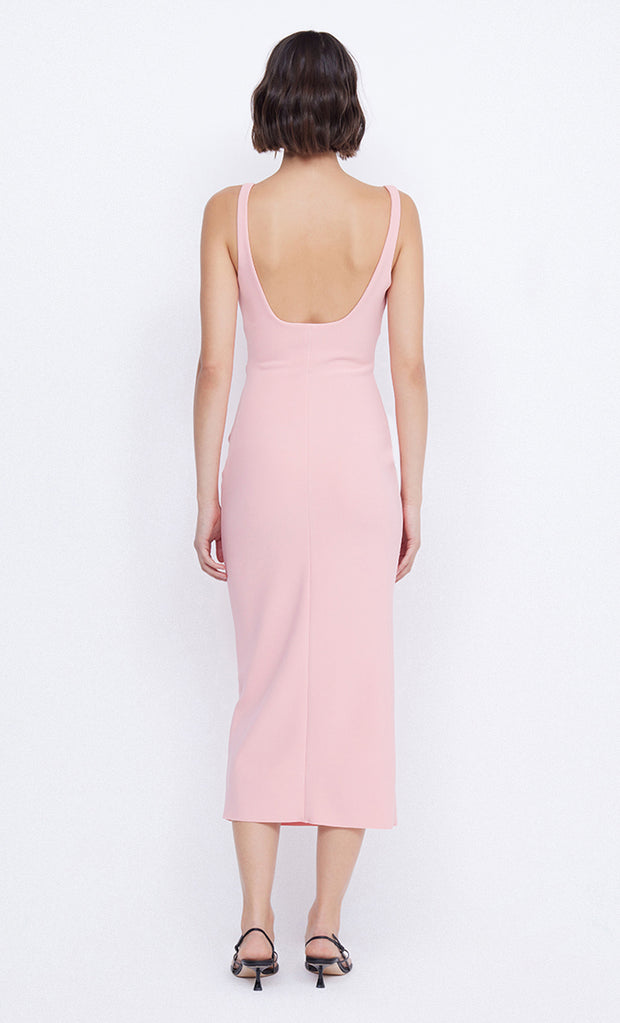 Karina Tuck Midi Dress in Guava by Bec + Bridge