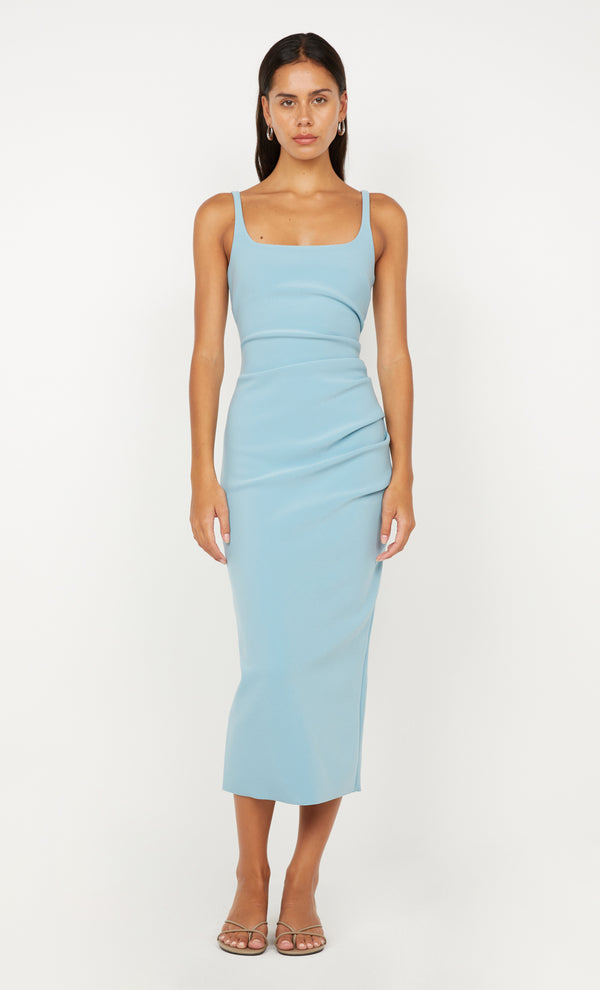 Karina Tuck Midi Dress in Sea Spray by Bec + ridge