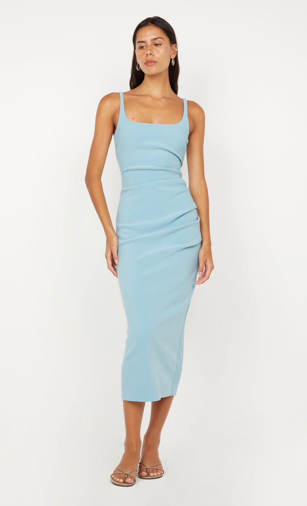 Karina Tuck Midi Dress in Sea Spray by Bec + ridge