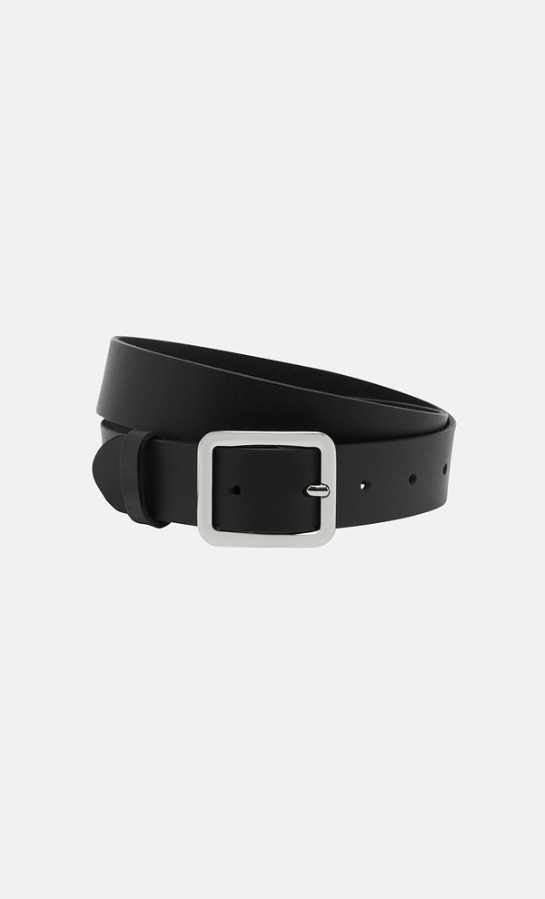 KATE BELT - SILVER/BLACK