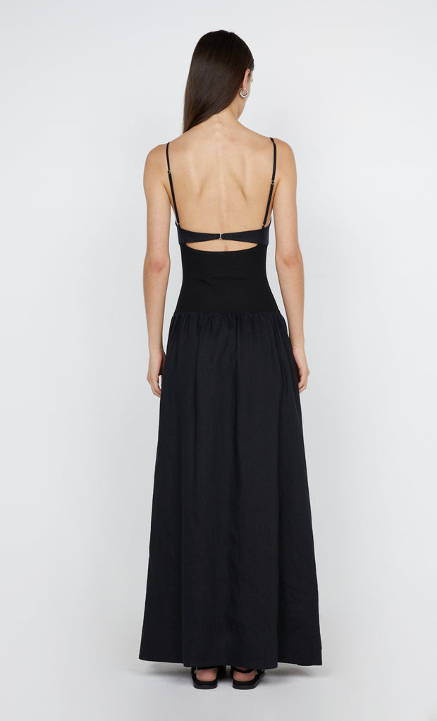 Lina Maxi Dress in Black by Bec + Bridge