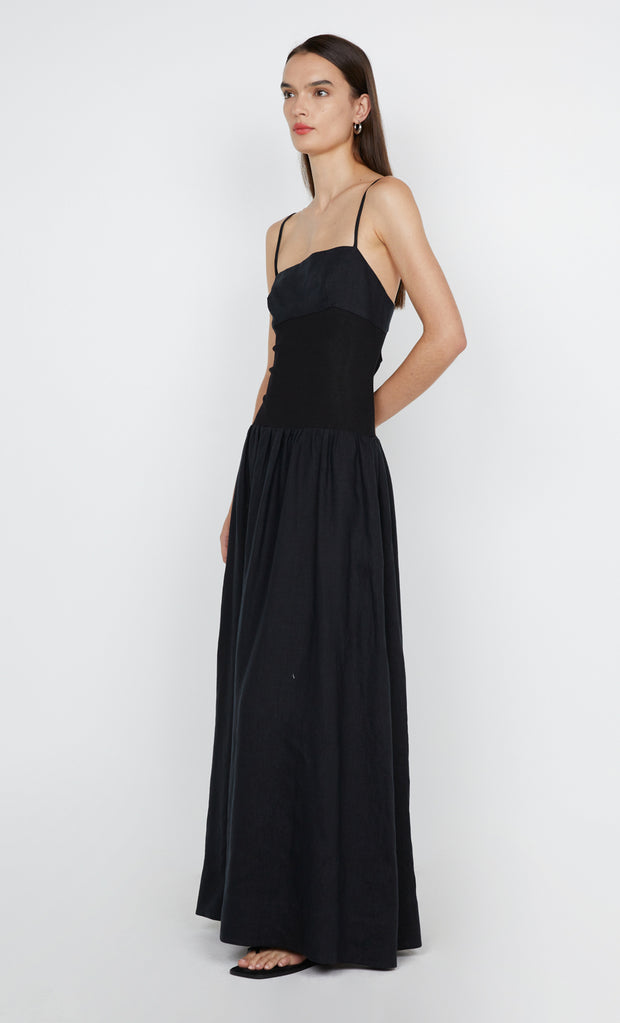 Lina Maxi Dress in Black by Bec + Bridge