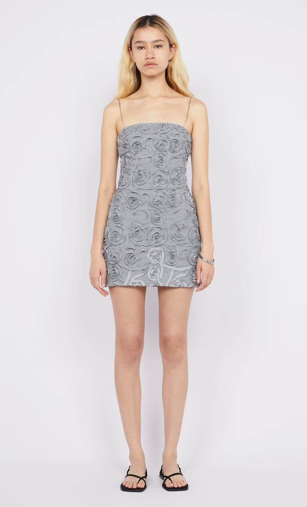 Lotty Mini Dress in Pebble Grey by Bec + Bridge