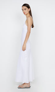 LUCA CROSSOVER DRESS - WHITE