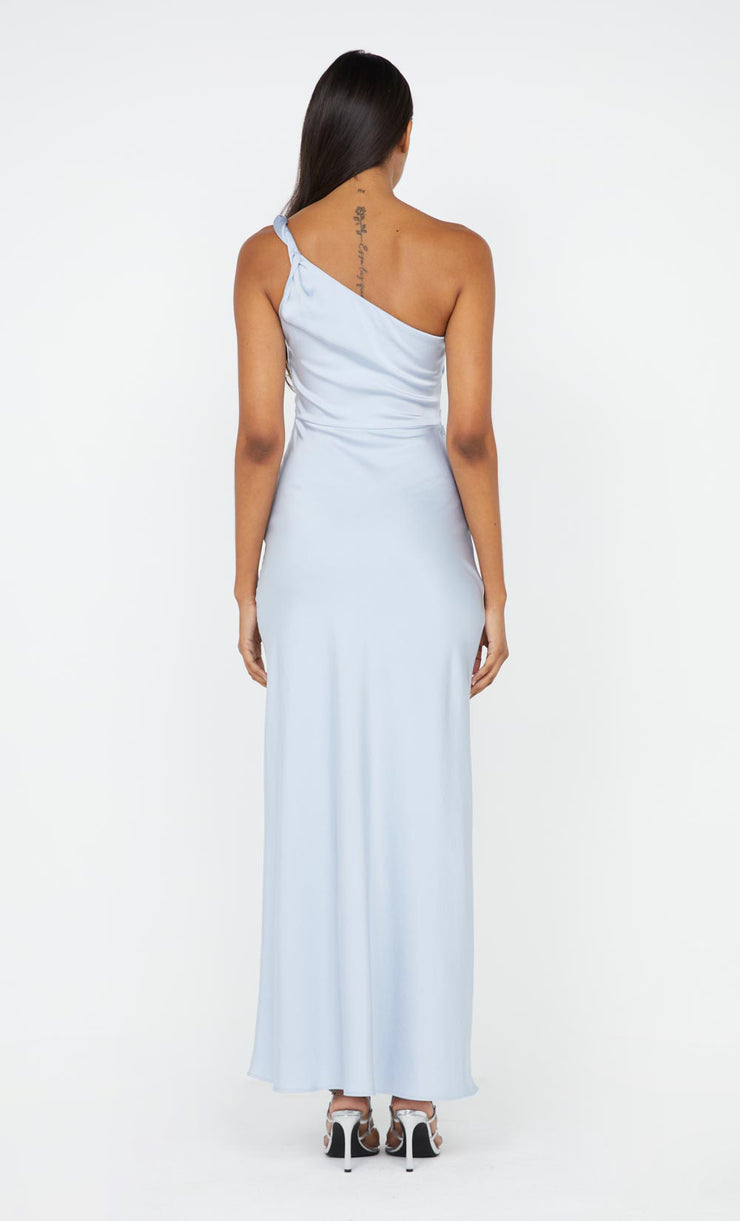 Lunetta Asym Dress in Dusty Blue by Bec + Bridge