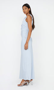 Lunetta Asym Dress in Dusty Blue by Bec + Bridge