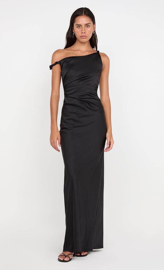 Lunetta Twist Strap Dress in Black by Bec + Bridge Bridesmaid