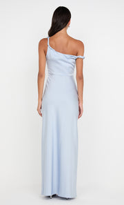 Lunetta Twist Strap Dress in Dusty Blue by Bec + Bridge Bridesmaid