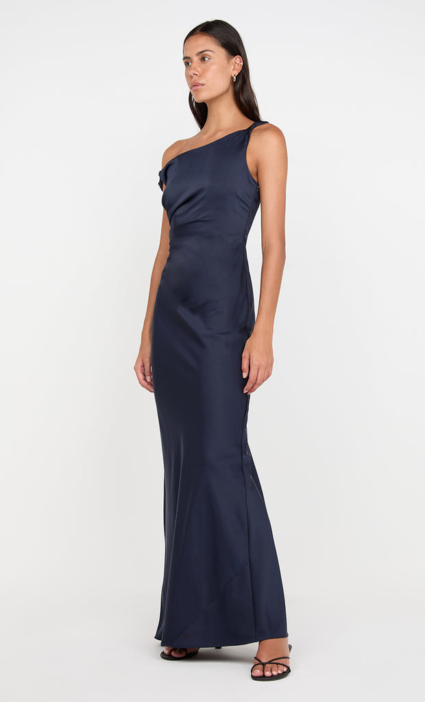 Lunetta Twist Strap Dress in Ink by Bec + Bridge Bridesmaid