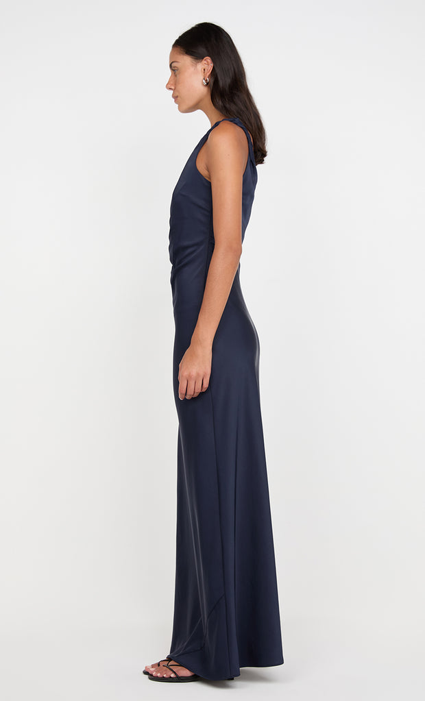 Lunetta Twist Strap Dress in Ink by Bec + Bridge Bridesmaid