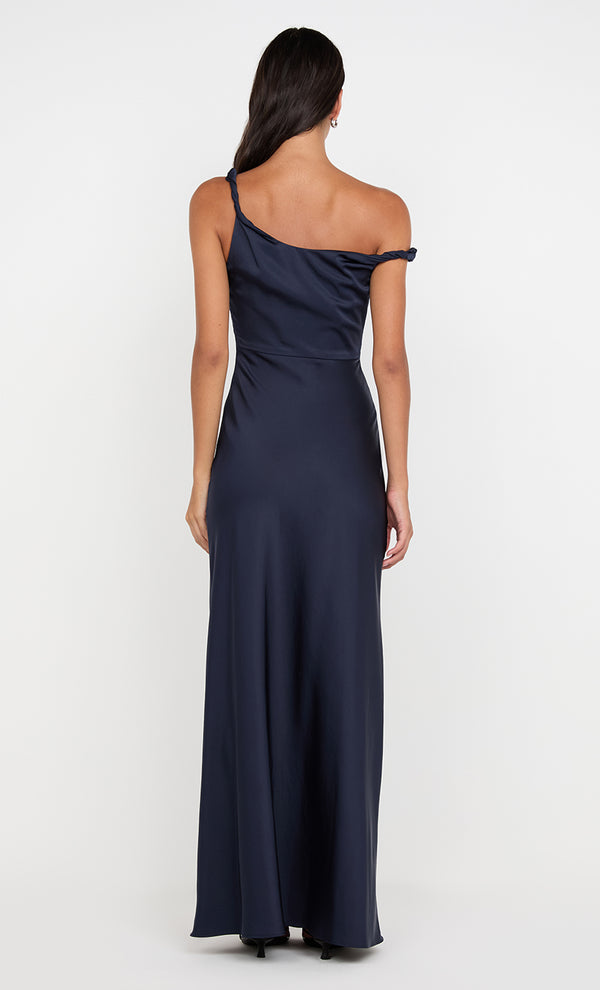 Lunetta Twist Strap Dress in Ink by Bec + Bridge Bridesmaid