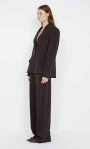 Mana Blazer in Dark choc by Bec+ Bridge