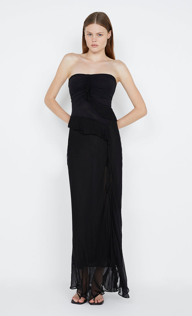 Maresca Strapless Dress in black by Bec + Bridge