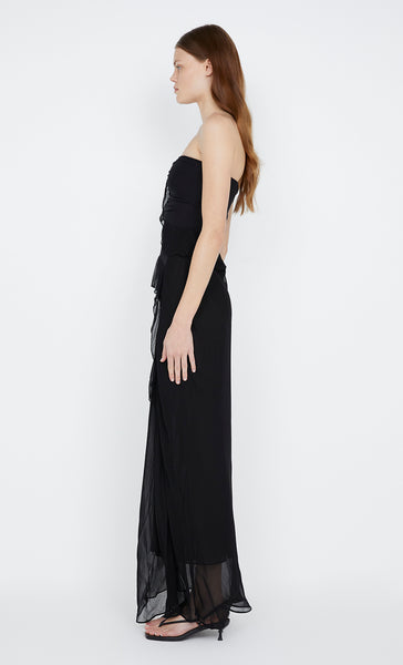 Bec and bridge black strapless dress hotsell