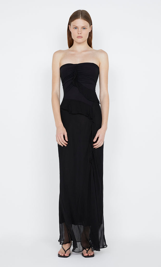 Maresca Strapless Dress in black by Bec + Bridge