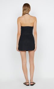 Marianna Halter Mini Dress in Black by Bec + Bridge