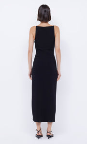 Marielle Split Dress in Black by Bec +Bridge