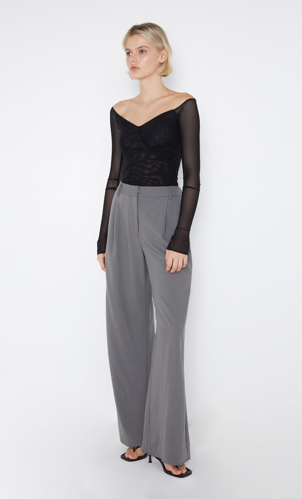 Marissa Straight Leg Pant in Elephant Grey by Bec + Bridge