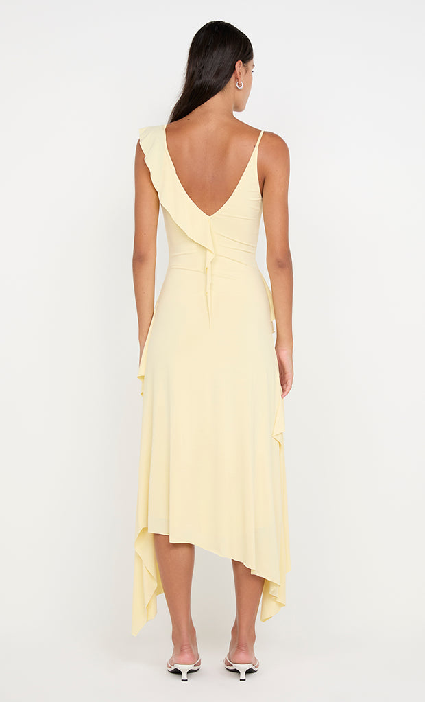 Marnie Asym Dress in Butter Yellow by Bec + Bridge