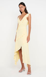 Marnie Asym Dress in Butter Yellow by Bec + Bridge