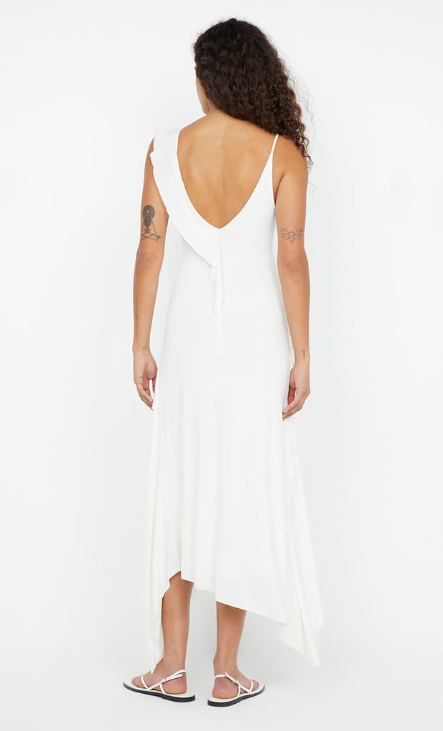 Marnie Asym Dress in White by Bec + Bridge