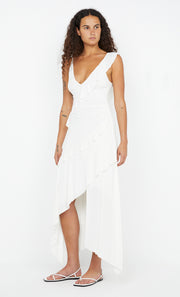 Marnie Asym Dress in White by Bec + Bridge