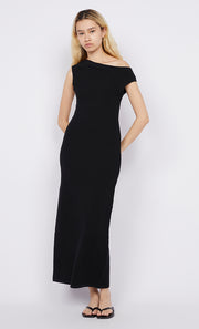 Martha Asym Maxi Dress in Black by Bec + Bridge