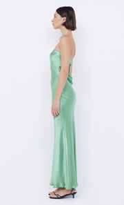 Moon Dance Strapless Dress in Green Apple by Bec + Bridge