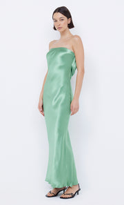 Moon Dance Strapless Dress in Green Apple by Bec + Bridge