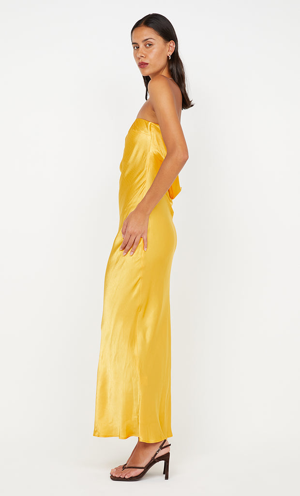 Moon Dance Strapless Dress in Mango by Bec + Bridge