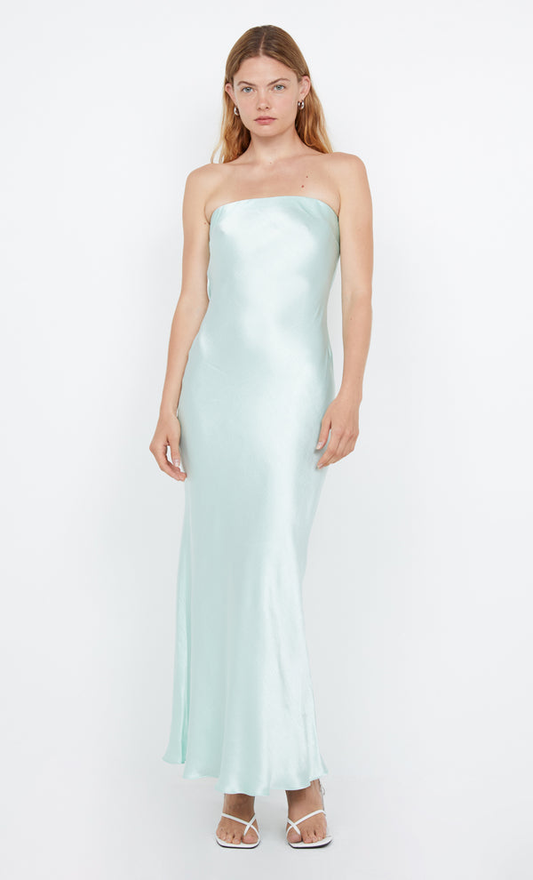 Moon Dance Strapless Dress in Mint by Bec + Bridge