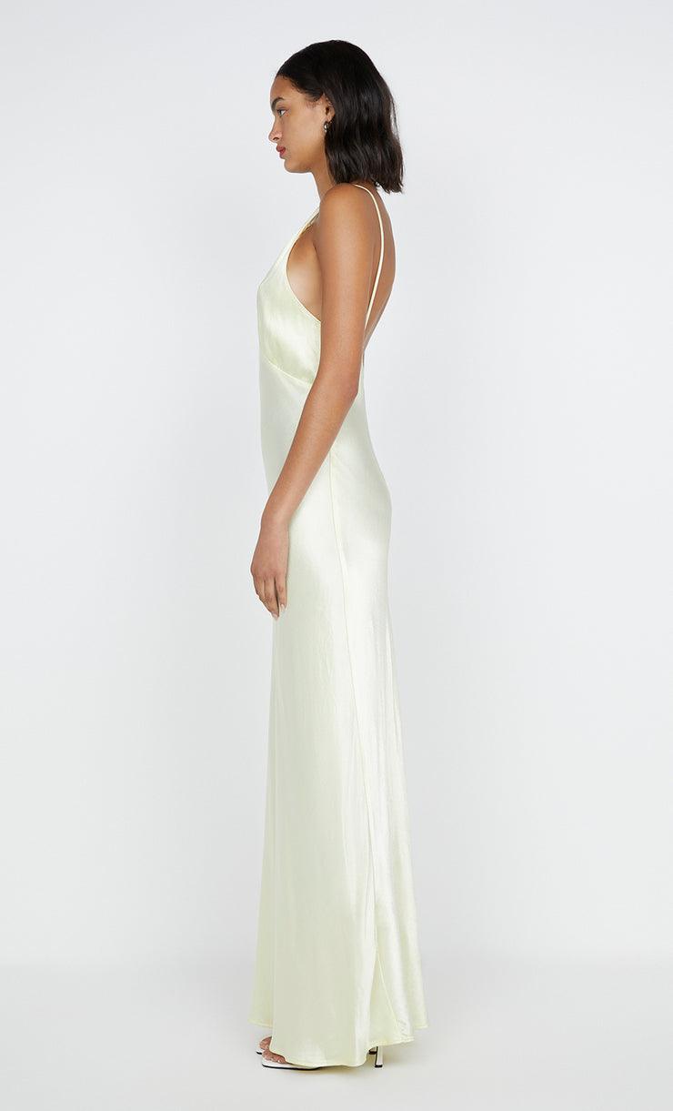 MOON DANCE V MAXI DRESS - ICE YELLOW – BEC + BRIDGE US