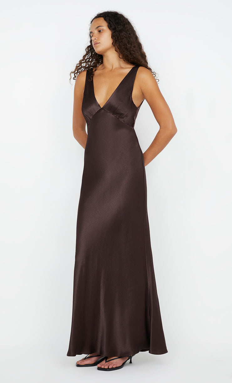 Moon Dance Verona Dress in Dark Chocolate by Bec + Bridge