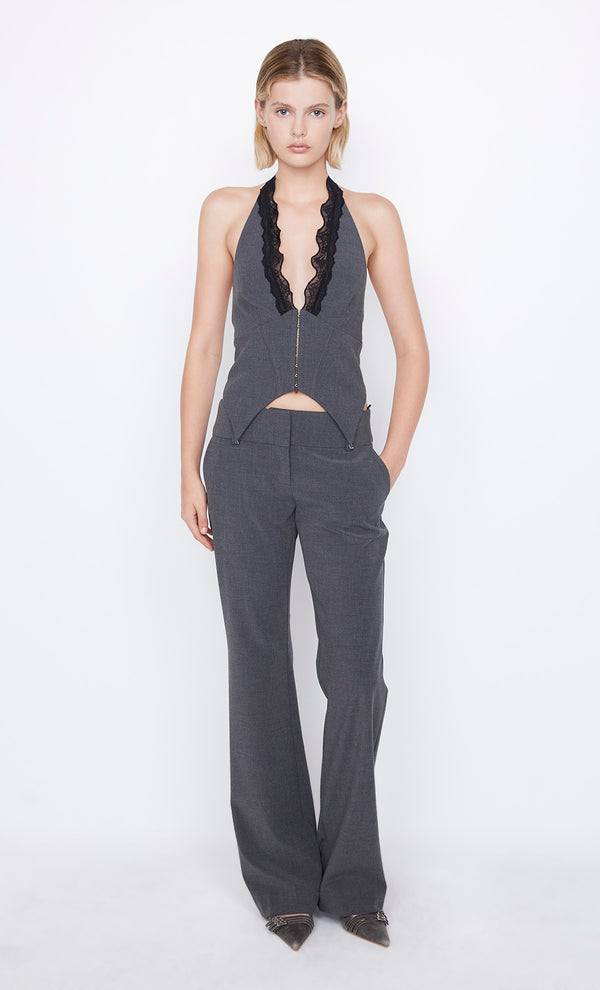 Naida Halter Top in Charcoal by Bec + Bridge